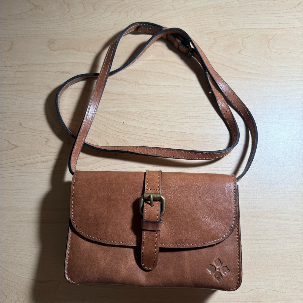 NWT PATRICIA NASH TORRY LEATHER SMALL CROSSBODY BAG CLUTCH